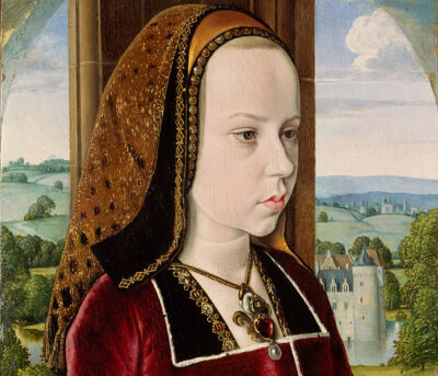 Meester van Moulins: Margaretha als jong meisje