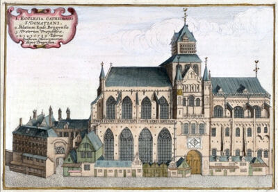 De gesloopte Sint-Donaaskathedraal