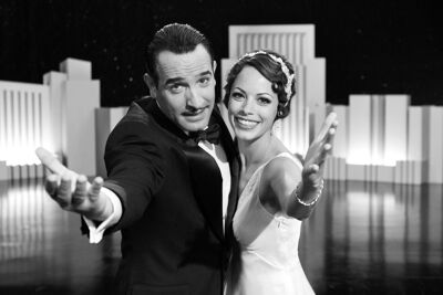 Jean Dujardin en Bérénice Bejo in The Artist.