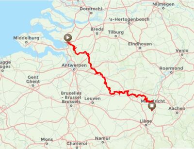De GR5 in Vlaanderen