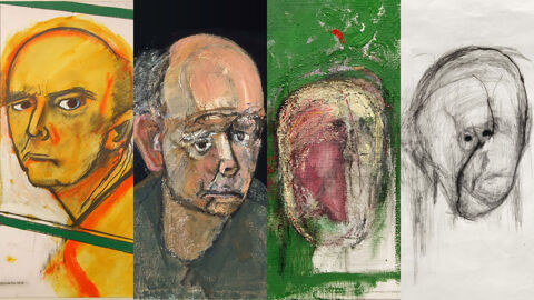 evolutie in de zelfportretten van William Utermohlen