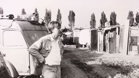 Jef Cornelis tijdens de opnamen van 'Waarover men niet spreekt' (1968)