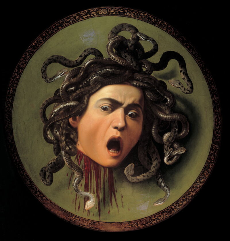 Medusa, ca 1597 - Michelangelo Merisi da Caravaggio