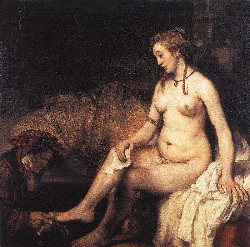 Bathseba met de brief van koning David