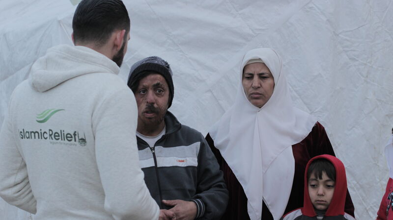 Imad Ben van Islamic Relief Vlaanderen in Libanon