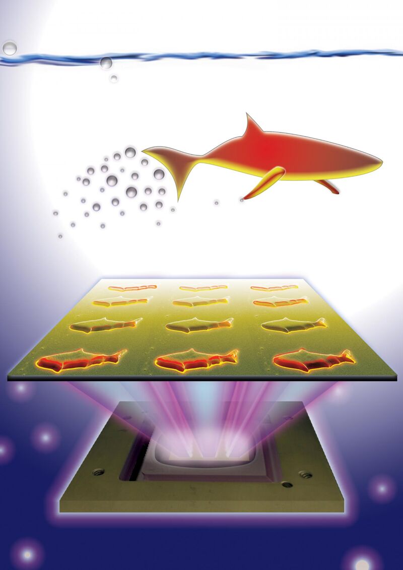 3D geprinte microvisjes bevatten partikels die voor voortbeweging, magnetische sturing, en chemische reacties zorgen. Ze detecteren en verwijderen toxines.