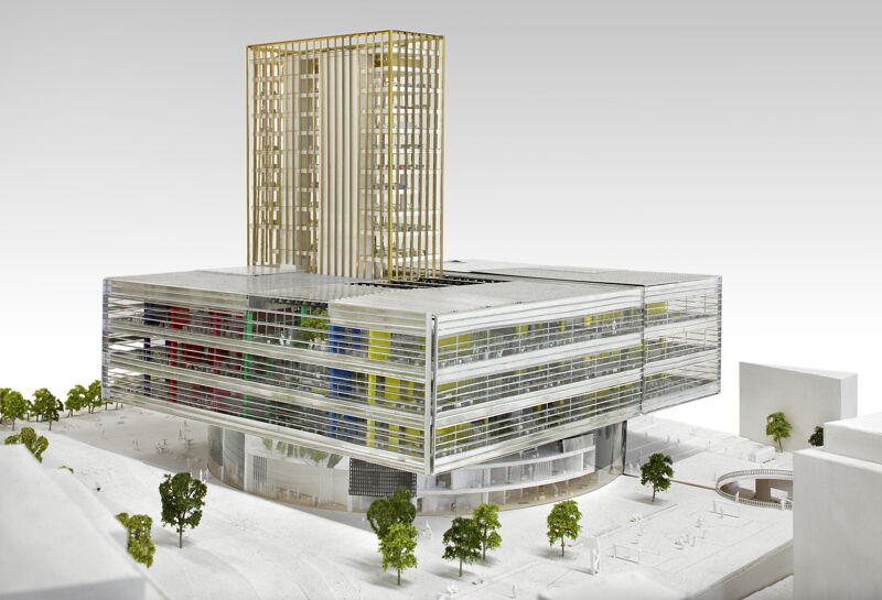 Maquette VRT-gebouw