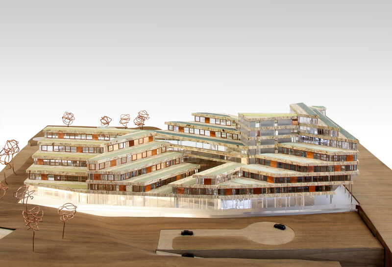 Maquette VRT-gebouw