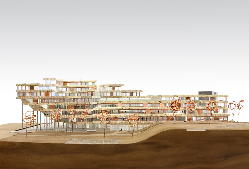 Maquette VRT-gebouw