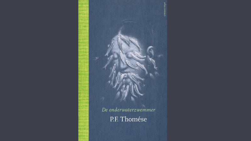 "De onderwaterzwemmer" van P.F. Thomèse, omslagontwerp Suzan Beijer, omslagbeeld Juul Kraijer.