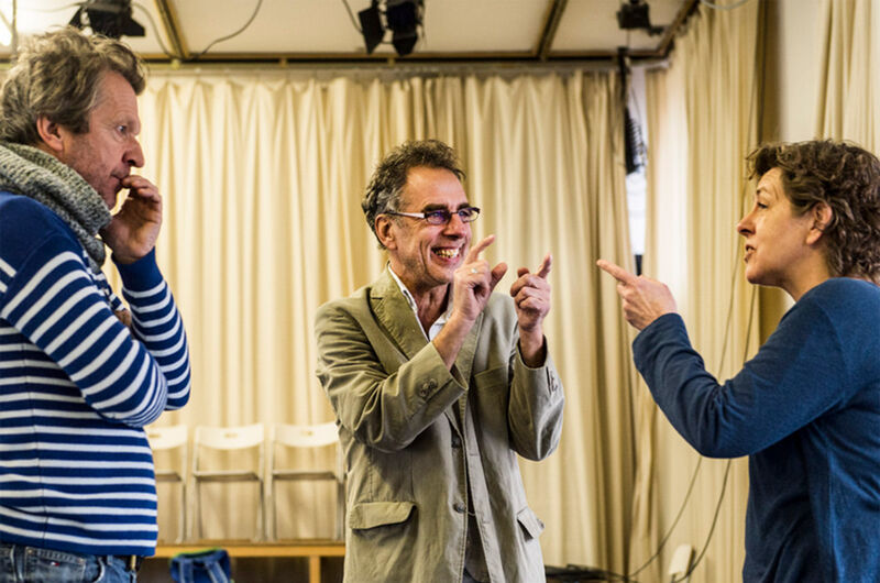 Peter De Graef (m) met Lucas Van den Eynde en Tania Van der Sanden