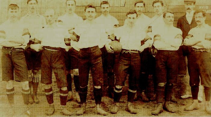 Het eerste Belgische elftal uit 1901