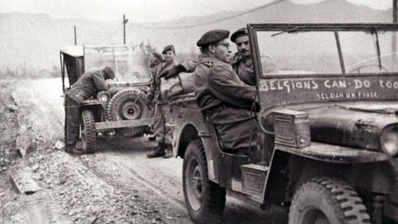 Belgische soldaten tijdens de Korea-oorlog