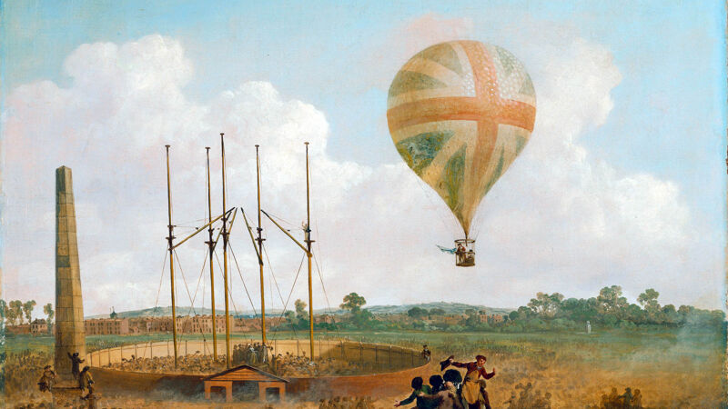 De ballonvaart van Vincenzo Lunardi