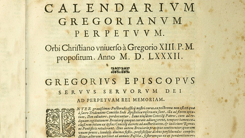 Bul 'Inter gravissimas' (1582)