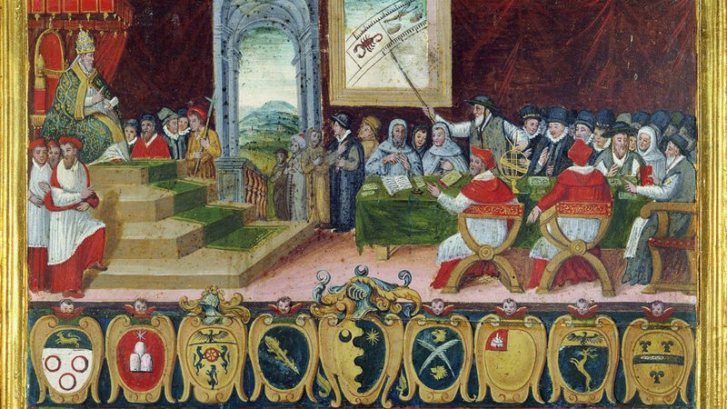 De uitvaardiging van de pauselijke kalender (1582)