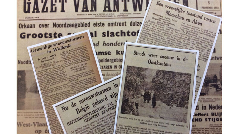 Krantenkoppen, februari 1953
