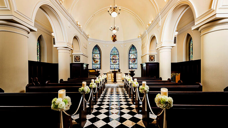 Interieur van de 'Chapel St. Anna'