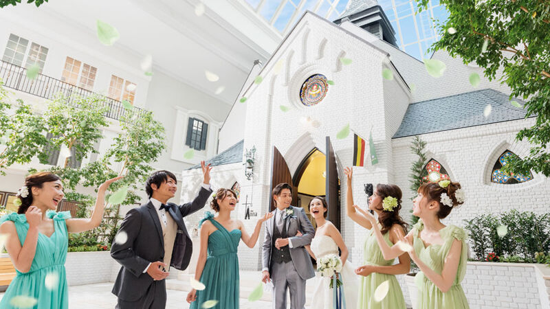 Poseren voor de 'Chapel St. Anna'