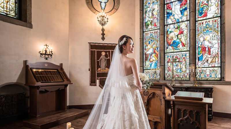 Het interieur van de 'Chapel Goedele'