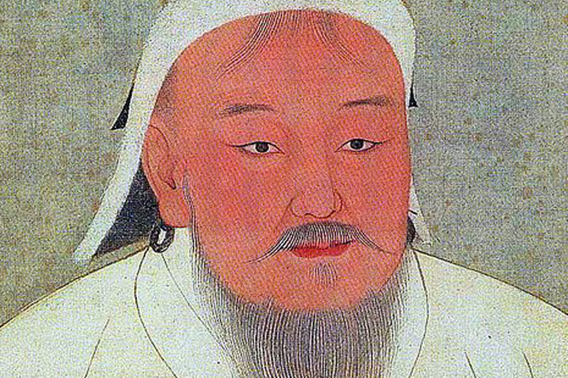 Portret van Dzjengis Khan
