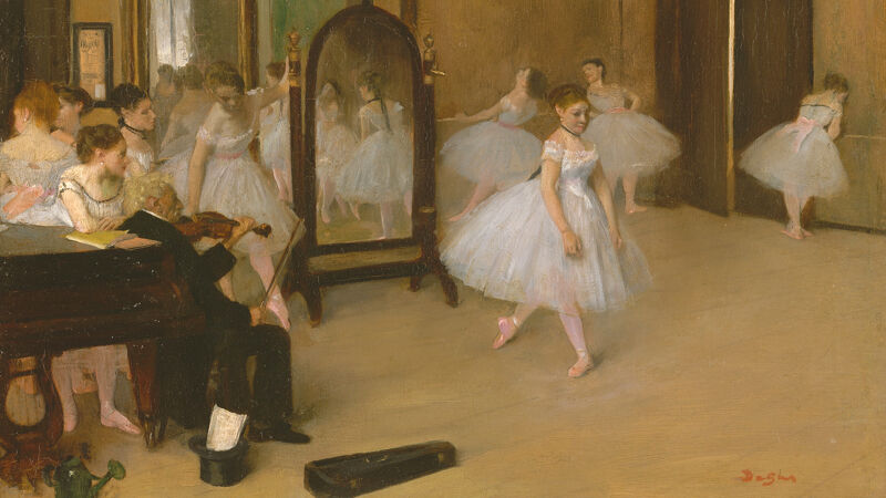 Edgar Degas: Classe de dance