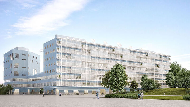 het nieuwe VRT-gebouw