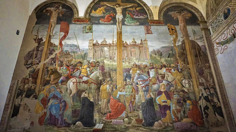 Giovanni Donato da Montorfano: De Kruisiging (1495)