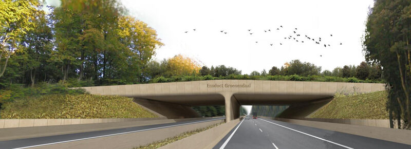 De ecoduct van Groenendaal