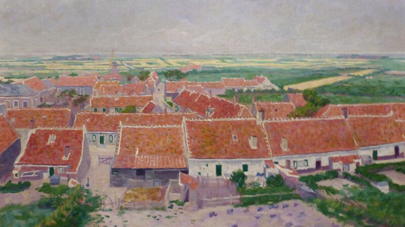 Ferdinand Hart Nibbrig: Dorp Zoutelande (ca.1910)
