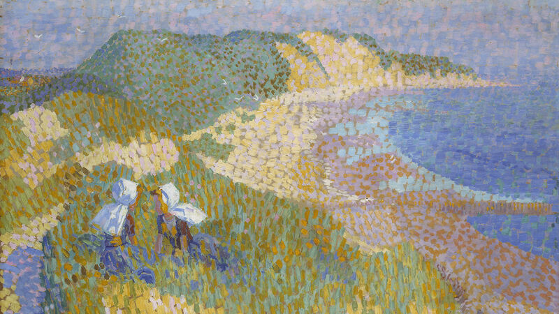 Jan Toorop: Duinen en zee in Zoutelande (1907)