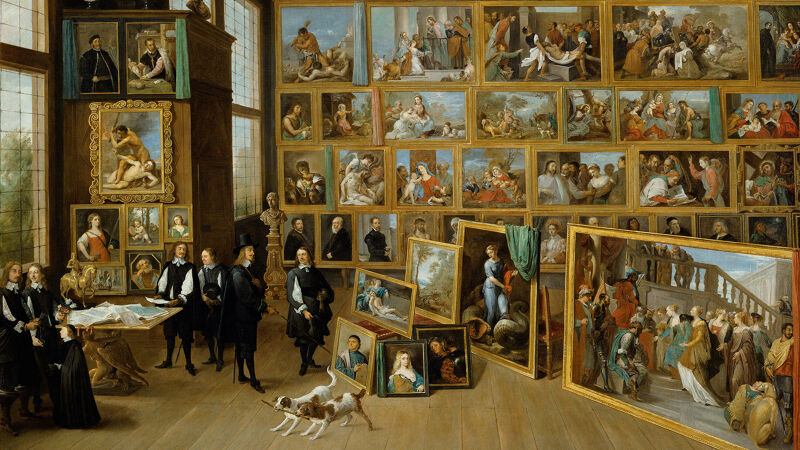 David Teniers II: Kunstkabinet van aartshertog Leopold Willem te Brussel