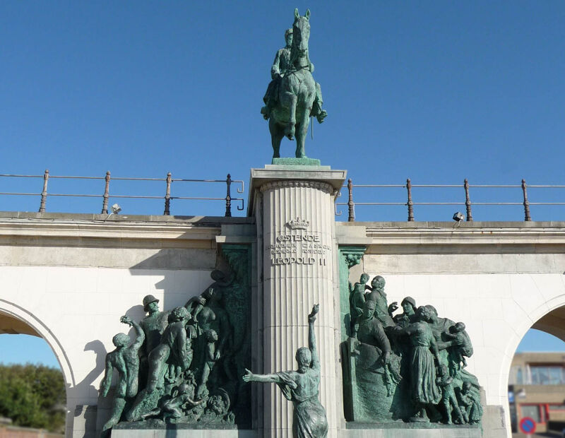 Leopold II-monument op de Zeedijk, Oostende