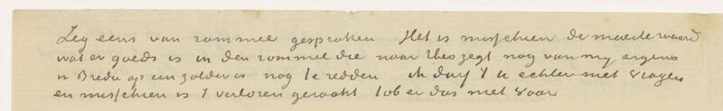 Brief van Vincent Van Gogh aan zijn zus Willemien, 20 juni 1888