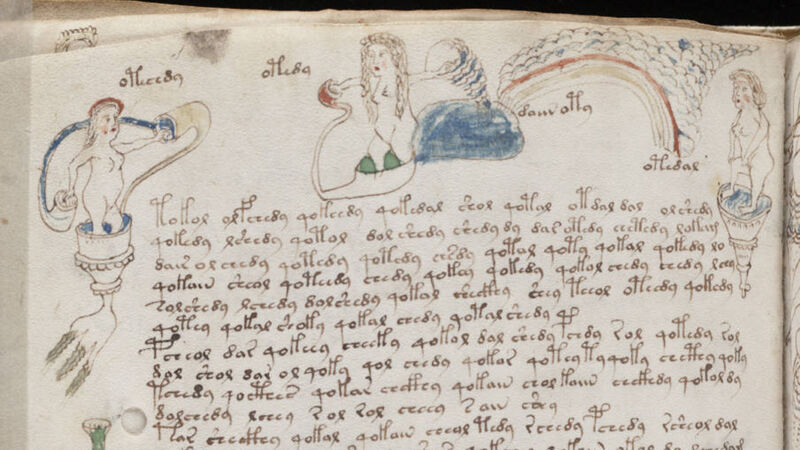 Voynich Manuscript: onverklaarbare naakte vrouwenfiguren