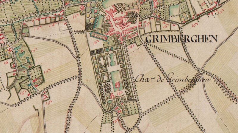 Ferrariskaart van Grimbergen, 1778