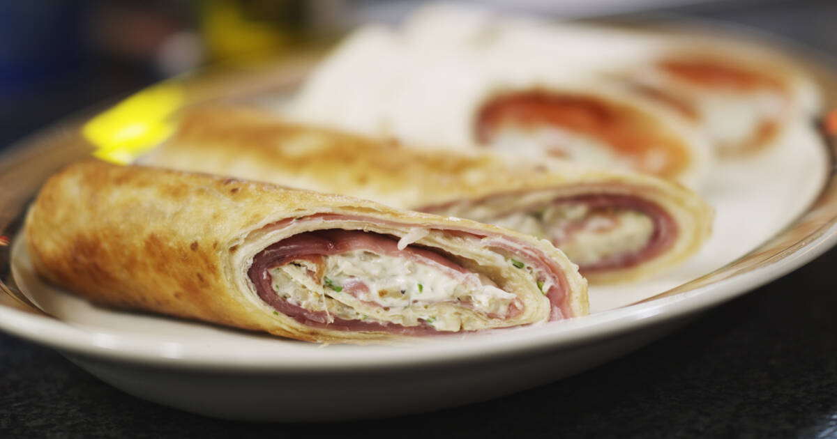 Wraps duo van koud en warm Dagelijkse kost