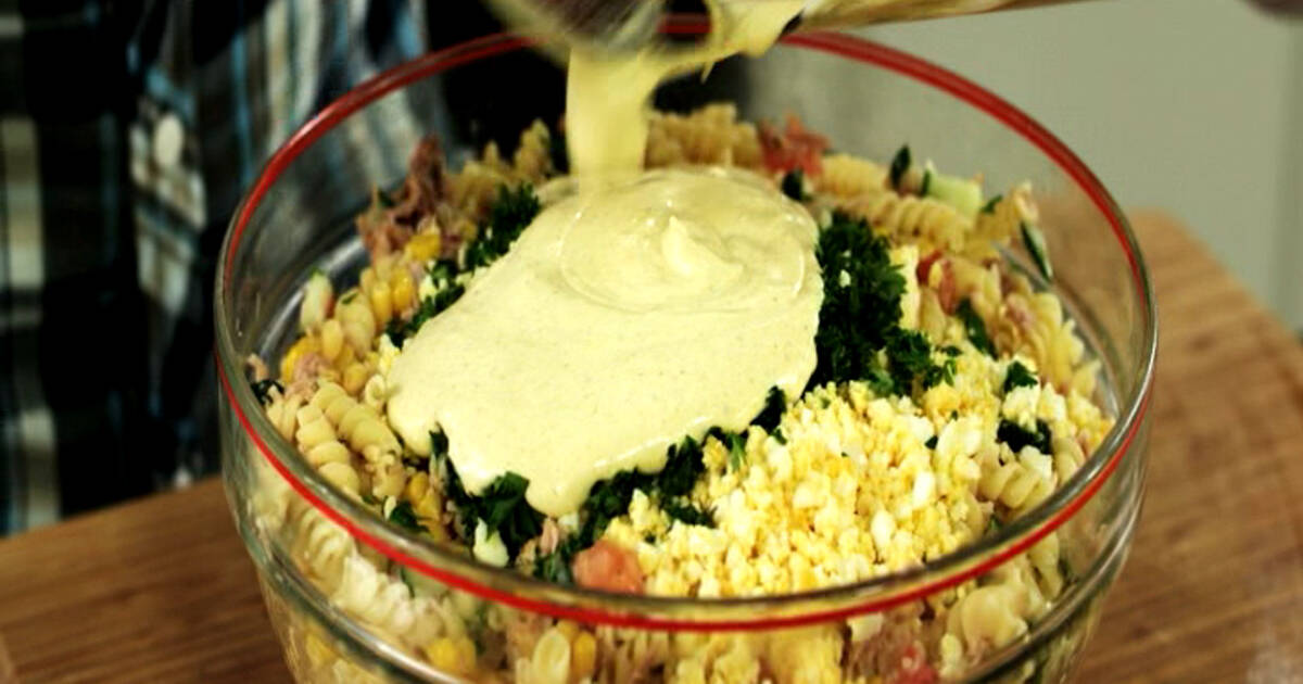 Hedendaags Koude pastasalade met maïs en tonijn | Dagelijkse kost CX-36