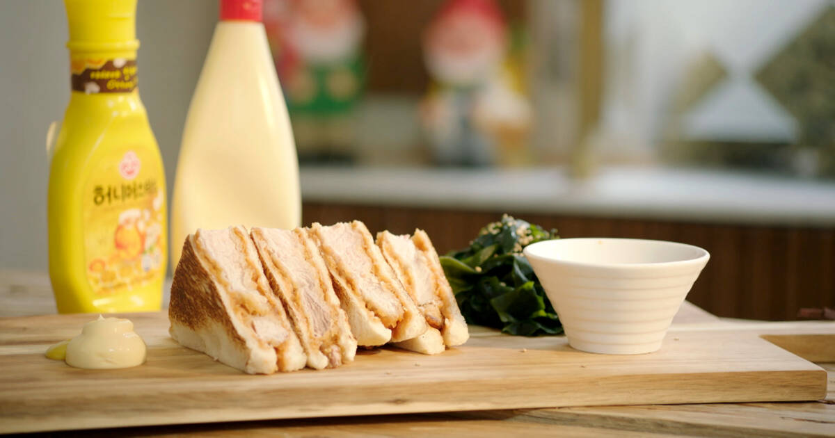 recept van Jeroen Meus voor tonkatsu sando sandwich