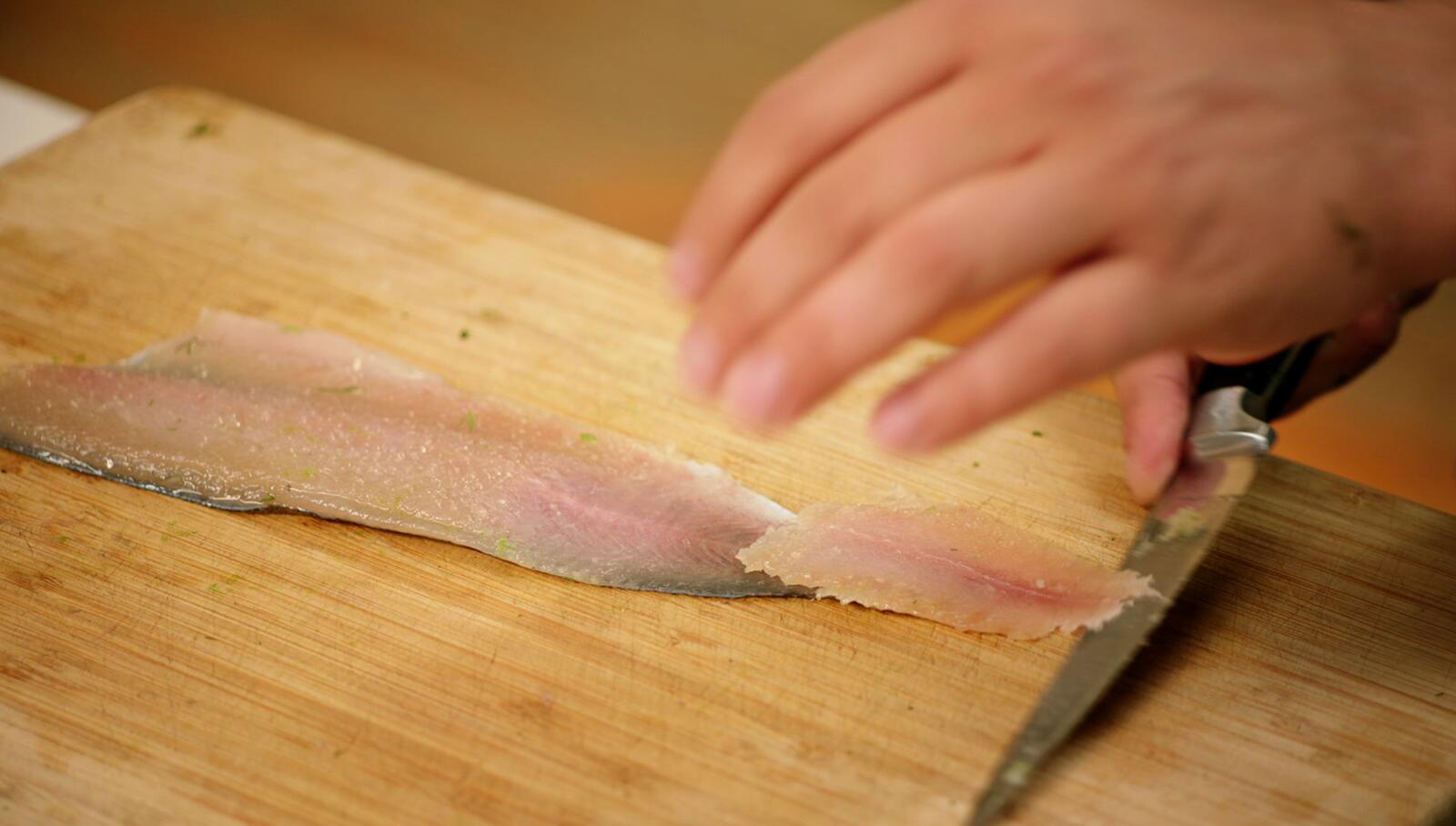 Gravad Forel Met Aardappelsalade Dagelijkse Kost