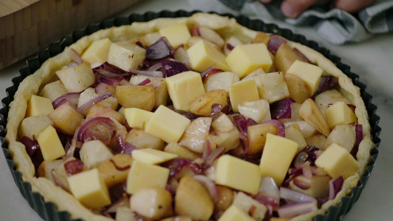 Quiche Met Belgische Kaas Knolselder En Appel Dagelijkse Kost