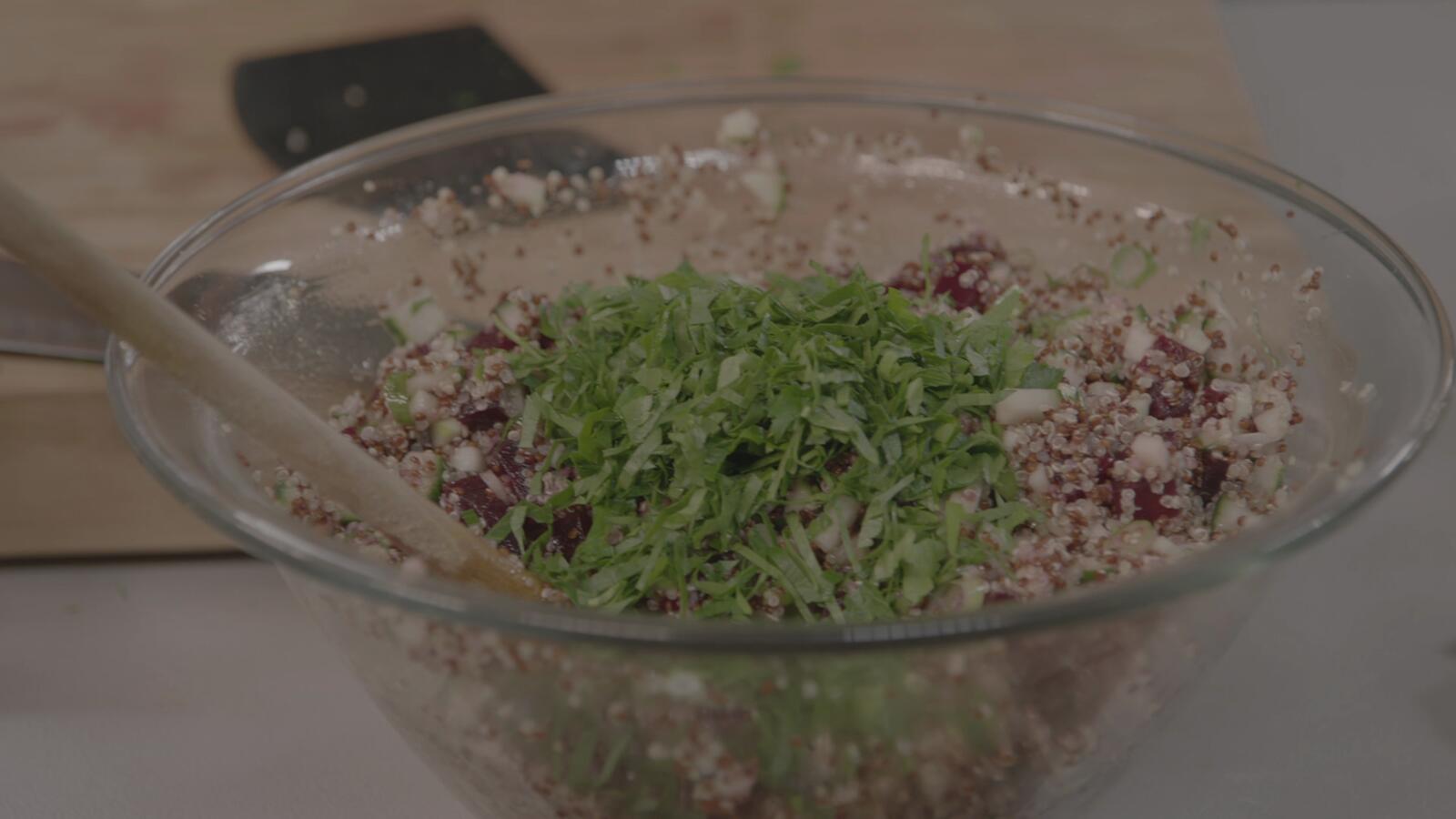 Zalm Met Quinoa En Yoghurt Met Rode Biet Dagelijkse Kost