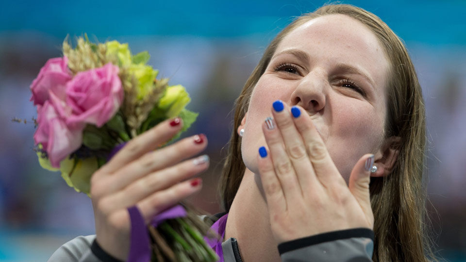 5-voudige olympische kampioene stopt op haar 23e met ...