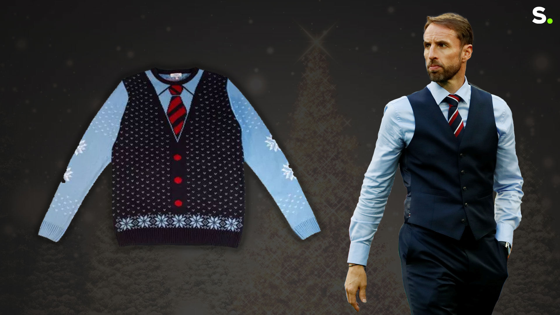 Hot in Engeland: de Gareth Southgate kersttrui. Nu te koop ...