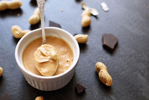 Een gouden combinatie: pindakaas met chocolade