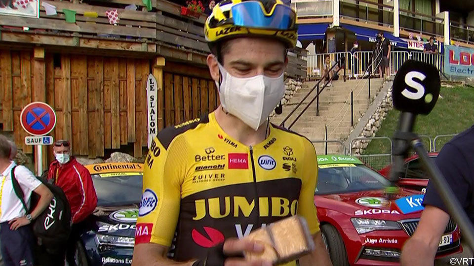 Year old Van Aert gets biscuits from Sporza: “The cook will make cake with them” |  Tour striking