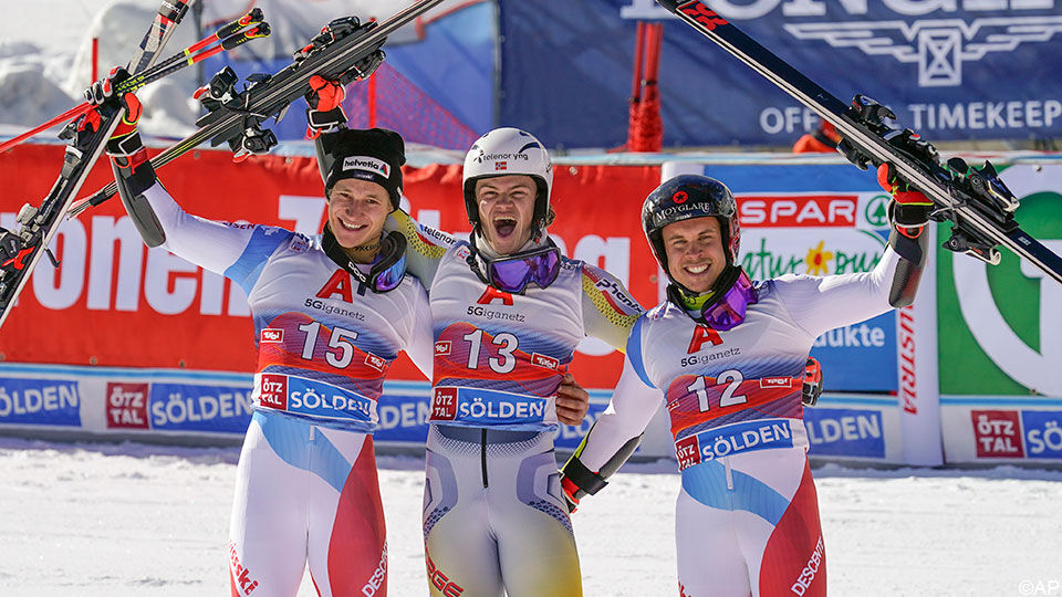 Sam Maes wordt 18e in WB reuzenslalom in Sölden, zege is ...