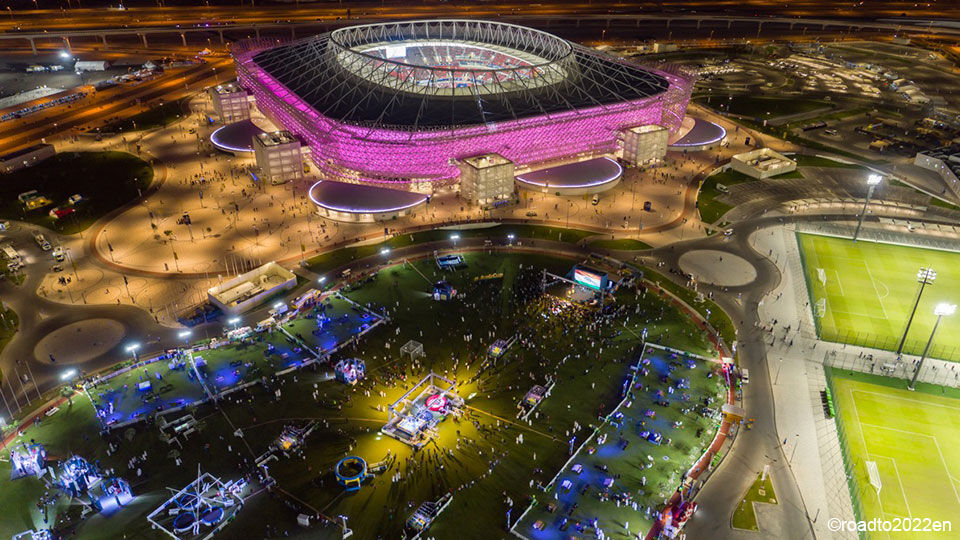 Derde nieuwe WK 2022-stadion in Qatar is ingehuldigd | WK voetbal 2022