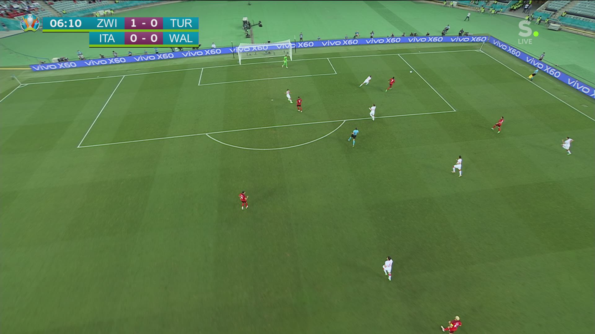 Seferovic knalt Zwitserland op 1-0 tegen Turkije | EK ...