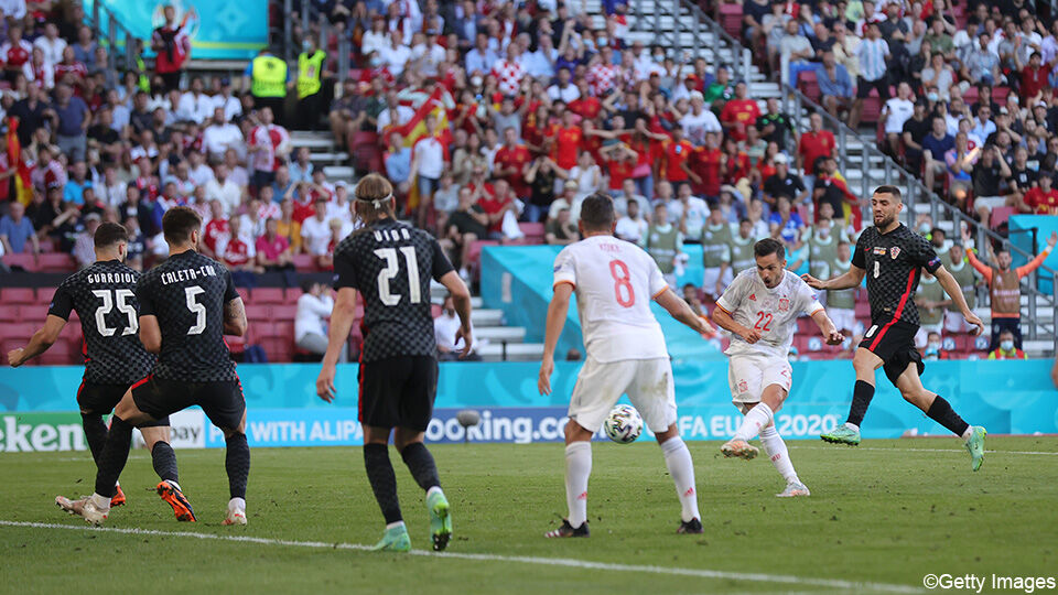 Sarabia brengt Spanje langszij: 1-1! | EK voetbal 2020 ...